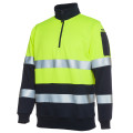 Hi Vis 1/2 Zip (D+N) Fleecy Sweat